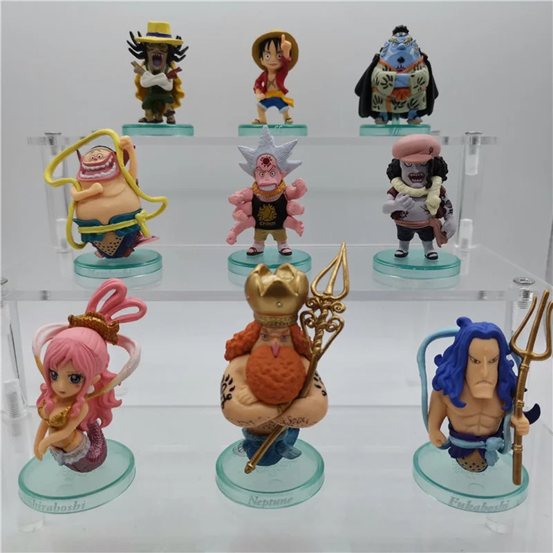 Bandai Anime One Piece Monkey D Luffy Jinbe Shirahoshi Hachi Vander Decken IX Neptune Fukaboshi Hordy Jones Collection Model Toy
Bandai Anime One Piece Monkey D Luffy Jinbe Shirahoshi Hachi Vander Decken IX Neptune Fukaboshi Hordy Jones Collection Model Toy