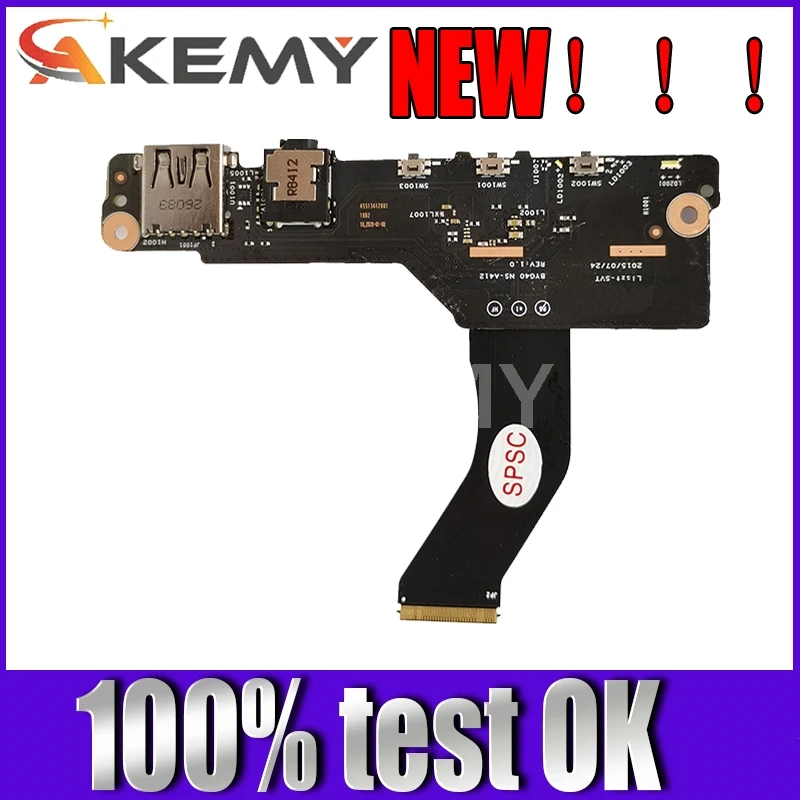 Высокое качество абсолютно новый FRU 5C50K48444 для Lenovo Yoga 900-13ISK USB аудио плата кнопка питания BYG40 NS-A412 100% полностью протестирована
Высокое качество абсолютно новый FRU 5C50K48444 для Lenovo Yoga 900-13ISK USB аудио плата кнопка питания BYG40 NS-A412 100% полностью протестирована