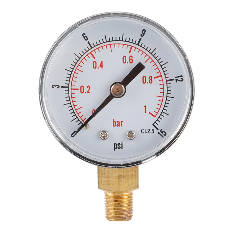 Radial Pressure Gauge High Precision Y50 Barometer Oil Pressure Gauge Water Pressure Gauge
Radial Pressure Gauge High Precision Y50 Barometer Oil Pressure Gauge Water Pressure Gauge