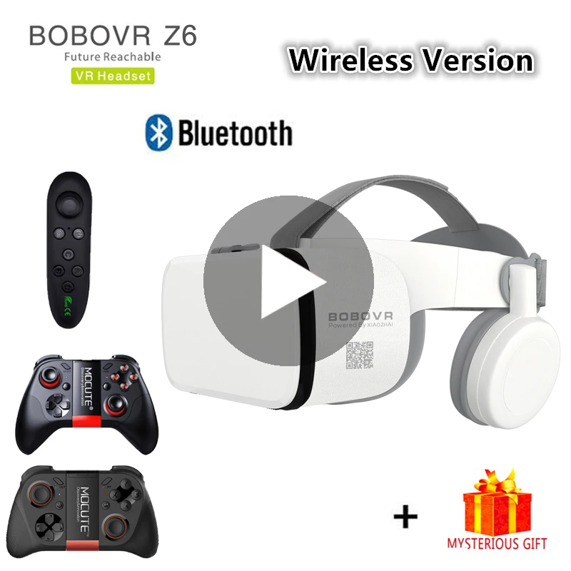 Шлем виртуальной реальности Bobovr Z6 шлем для смартфонов iPhone Android 2019|3D очки