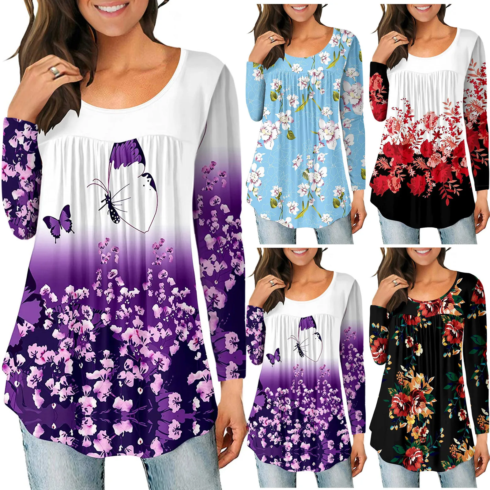 59# 2021 New Women's T-shirt Autumn Tunic Tops Long Sleeve Tee Shirts Loose Fitting Casual Shirt Female Loose Sweatshirts
59# 2021 New Women's T-shirt Autumn Tunic Tops Long Sleeve Tee Shirts Loose Fitting Casual Shirt Female Loose Sweatshirts