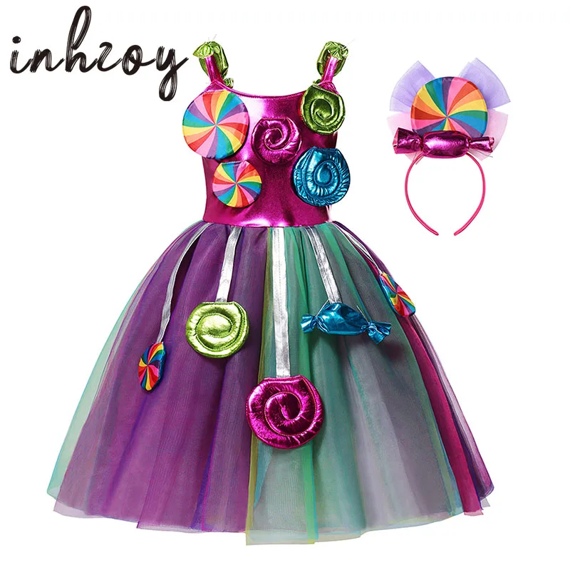 Kids Glittery Mesh Rainbow Tutu Princess Dress Up Children Halloween Cosplay Carnival Fancy Birthday Party Candy Girl Costume
Kids Glittery Mesh Rainbow Tutu Princess Dress Up Children Halloween Cosplay Carnival Fancy Birthday Party Candy Girl Costume