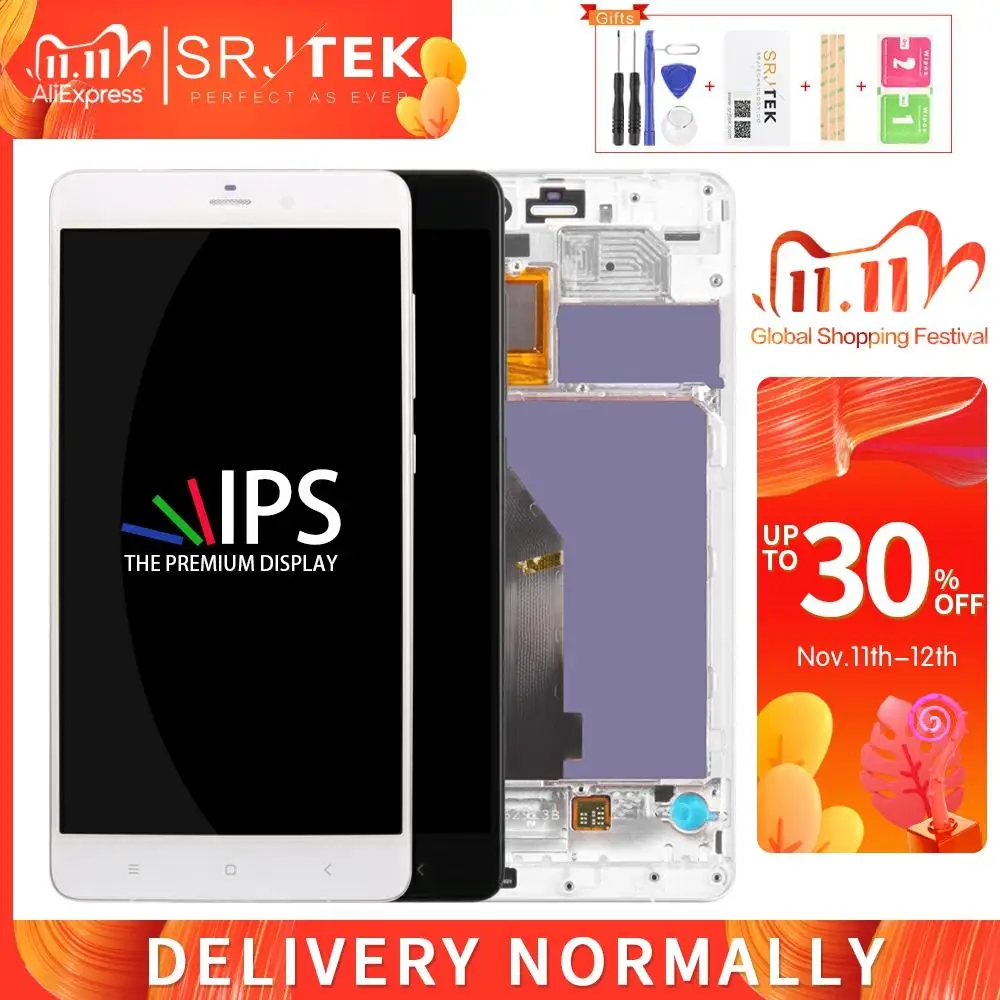 ЖК-дисплей Srjtek для Xiaomi MI Note Pro, матричный сенсорный экран, дигитайзер, полная сборка с рамкой для Xiaomi MI Note Pro Prime
ЖК-дисплей Srjtek для Xiaomi MI Note Pro, матричный сенсорный экран, дигитайзер, полная сборка с рамкой для Xiaomi MI Note Pro Prime
