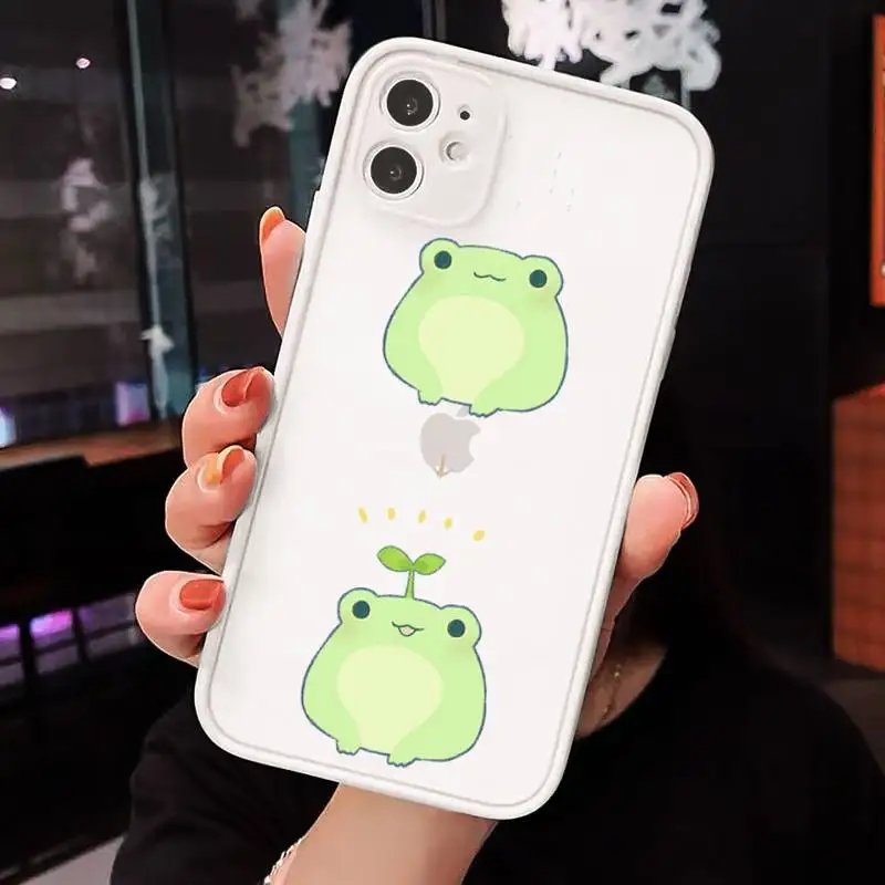 CARTOON Frog Phone Case Matte For iPhone 12 Mini 11 Pro XR XS Max 7 8 Plus X Hard PC Back Cover
CARTOON Frog Phone Case Matte For iPhone 12 Mini 11 Pro XR XS Max 7 8 Plus X Hard PC Back Cover