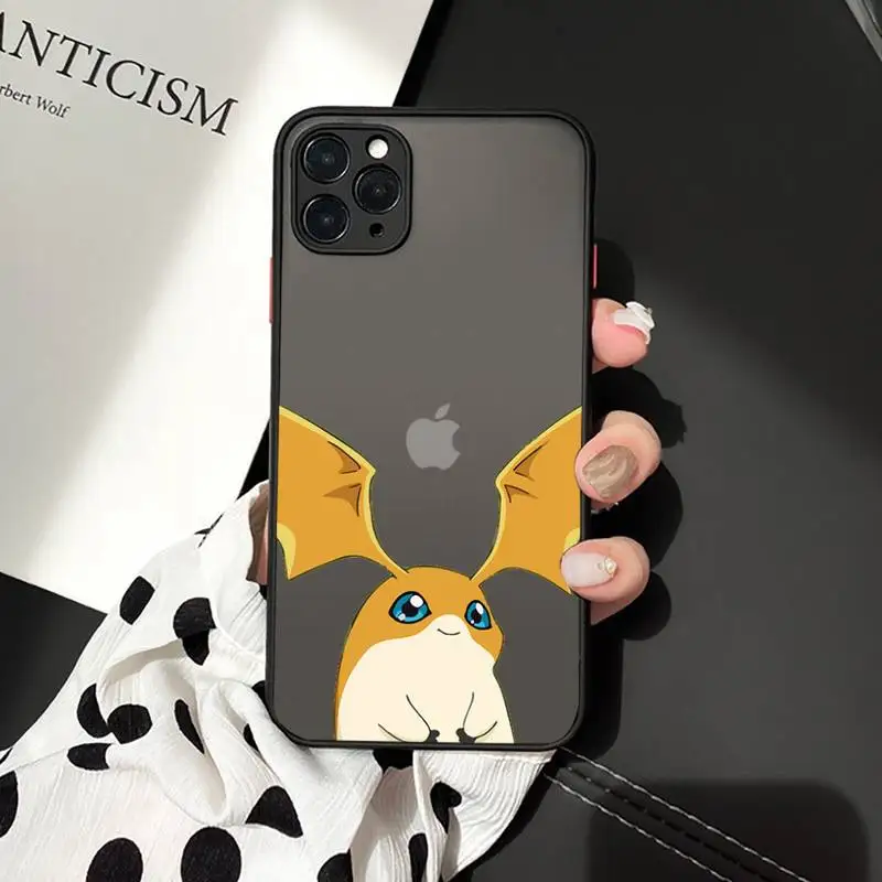 Japanese Anime Digimon Cute monster Phone Case matte transparent For iphone 7 8 11 12 plus mini x xs xr pro max cover
Japanese Anime Digimon Cute monster Phone Case matte transparent For iphone 7 8 11 12 plus mini x xs xr pro max cover