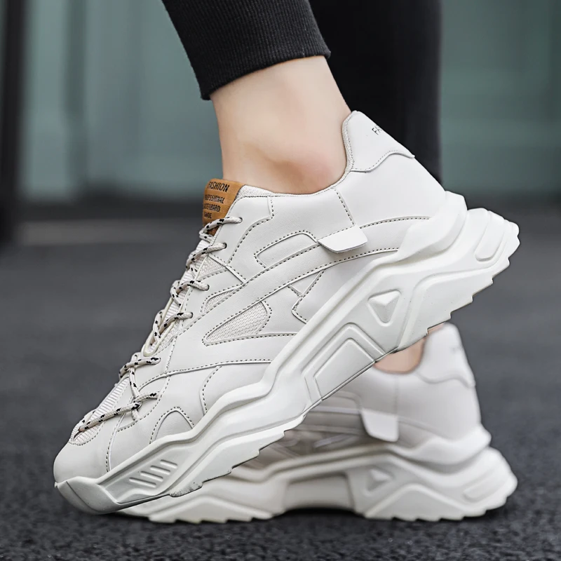 Autumn Fashion Sneakers PU Thick-soled Shoes Breathable Non-slip Wear-resistant Sneakers Casual Shoes Men's Shoes
Autumn Fashion Sneakers PU Thick-soled Shoes Breathable Non-slip Wear-resistant Sneakers Casual Shoes Men's Shoes