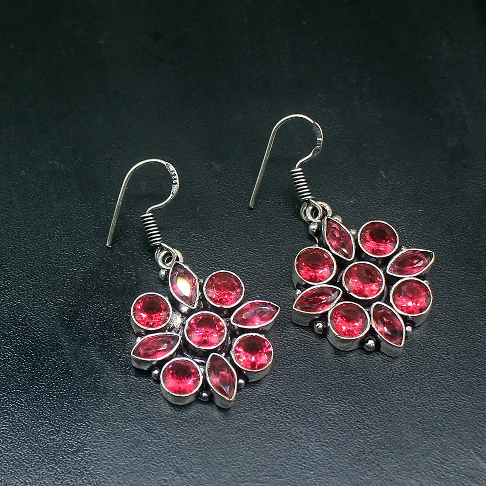 Gemstonefactory Big Promotion 925 Silver Amazing Shiny Red Topaz Perfect Women Ladies Gifts Dangle Drop Earrings 20212144
Gemstonefactory Big Promotion 925 Silver Amazing Shiny Red Topaz Perfect Women Ladies Gifts Dangle Drop Earrings 20212144
