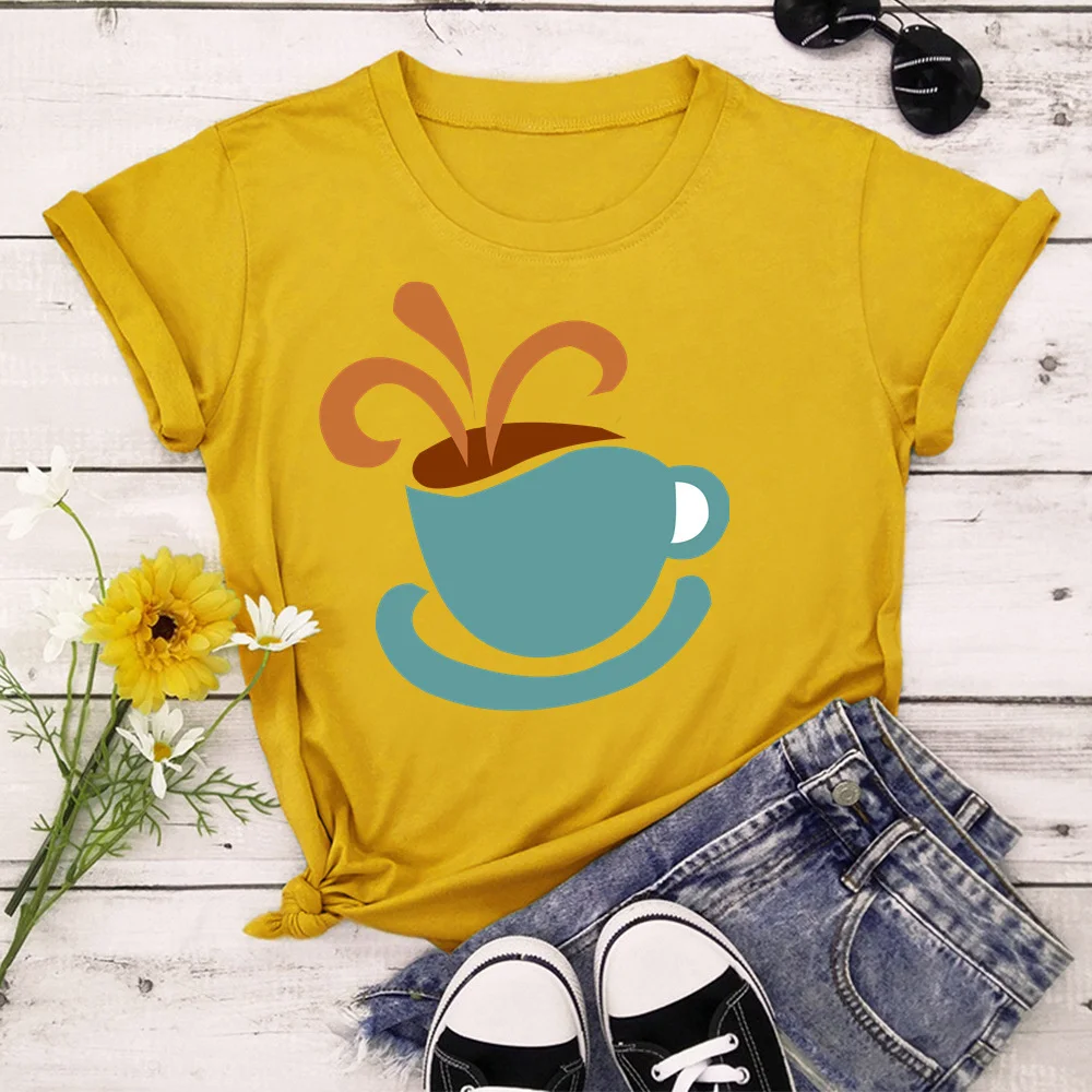 coffee Women Tops Summer Tops Graphic Tees Women T-shirt Clothes Girl T Shirt TX9154
coffee Women Tops Summer Tops Graphic Tees Women T-shirt Clothes Girl T Shirt TX9154