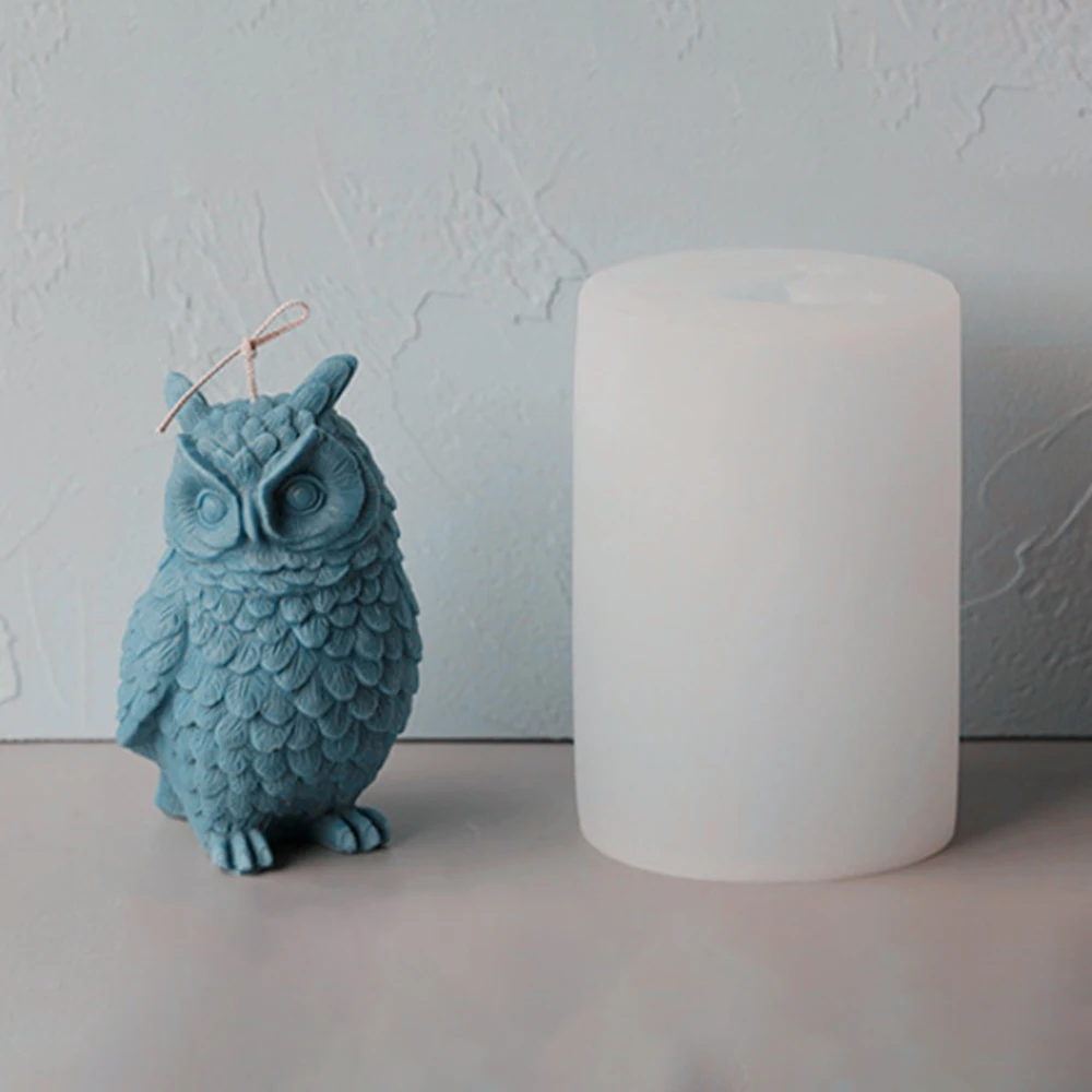 2021 Ins Large Size 3D Owl Silicone Mold Household Indoor Decoration Aromatherapy Wax Candle Mould Plaster DIY Candle Making
2021 Ins Large Size 3D Owl Silicone Mold Household Indoor Decoration Aromatherapy Wax Candle Mould Plaster DIY Candle Making
