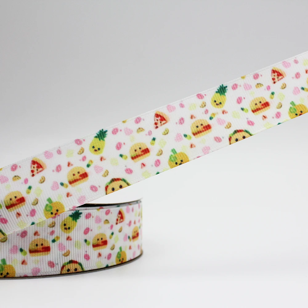 Fruit Ribbon Grosgrain Diy Hairbow Headwear Printed Ribbon Gift Decoration Ribbon 16MM22MM 25MM 38MM 57MM 75MM
Fruit Ribbon Grosgrain Diy Hairbow Headwear Printed Ribbon Gift Decoration Ribbon 16MM22MM 25MM 38MM 57MM 75MM