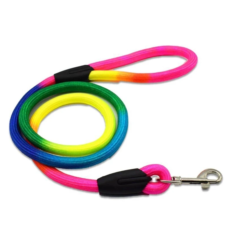 Durable Nylon Rainbow 1.2M Pet Dog Leash Walking Training Leash Cats Dogs Harness Collar Leashes Strap Belt Rope 
Durable Nylon Rainbow 1.2M Pet Dog Leash Walking Training Leash Cats Dogs Harness Collar Leashes Strap Belt Rope