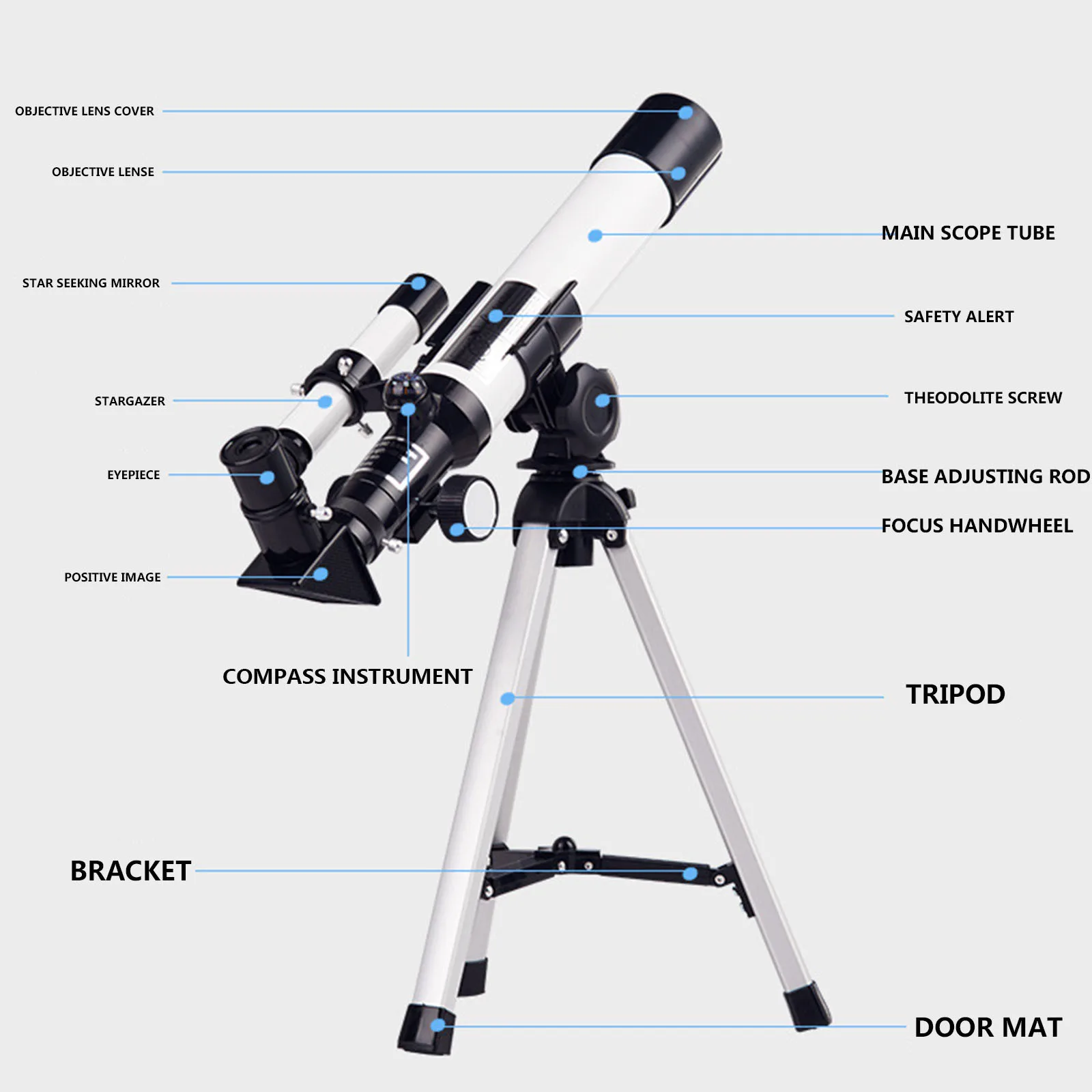 F40040N refractor 20mm Astronomical Telescope,Wide Angle Powerful zoom Telescope,tripod,telescope for kids,new Year gifts
F40040N refractor 20mm Astronomical Telescope,Wide Angle Powerful zoom Telescope,tripod,telescope for kids,new Year gifts