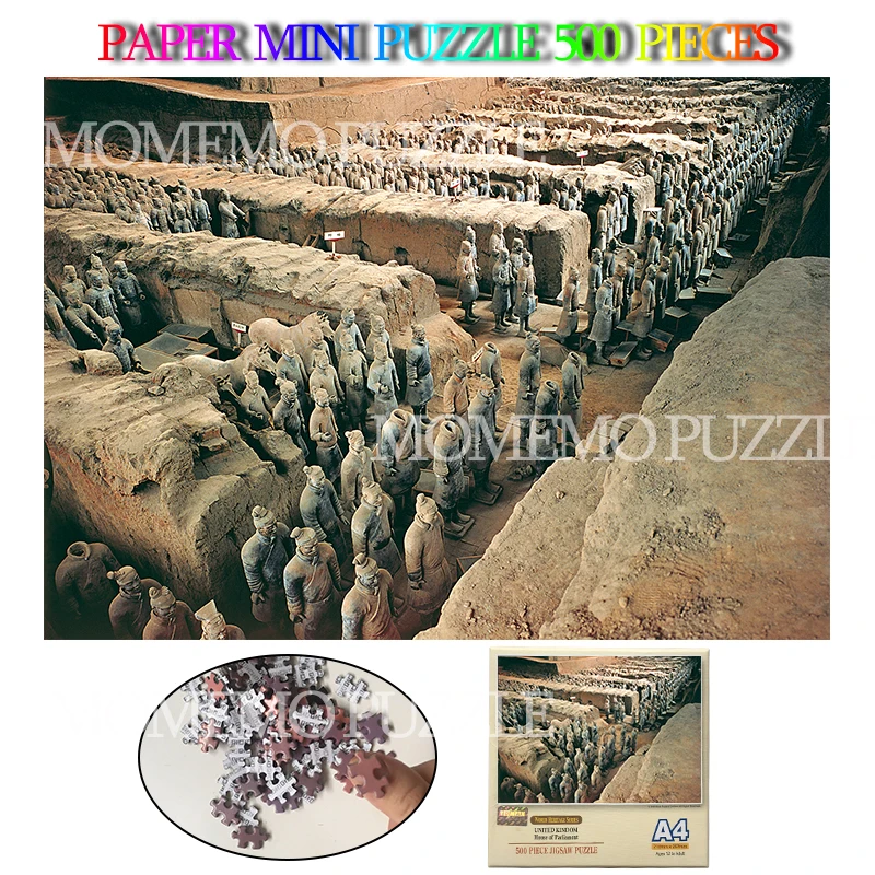 Mausoleum of The First Qin Emperor Paper Jigsaw Puzzle Mini 500 Pieces China Historic Landscape Puzzle Adults Kids Toys Games
Mausoleum of The First Qin Emperor Paper Jigsaw Puzzle Mini 500 Pieces China Historic Landscape Puzzle Adults Kids Toys Games