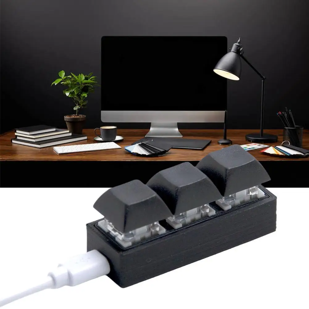 Мини-клавиатура OSU 3 клавиши макро клавиатура RGB самостоятельная Настройка
