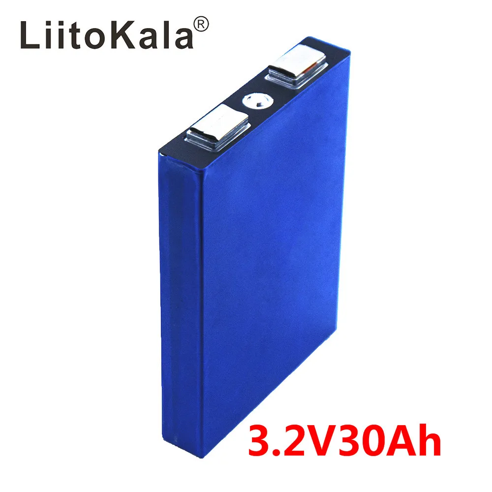 Литиевая батарея LiitoKala LiFePo4 3 2 в 30 Ач 5C для самостоятельной сборки 12 В lifepo4 e bike scooter