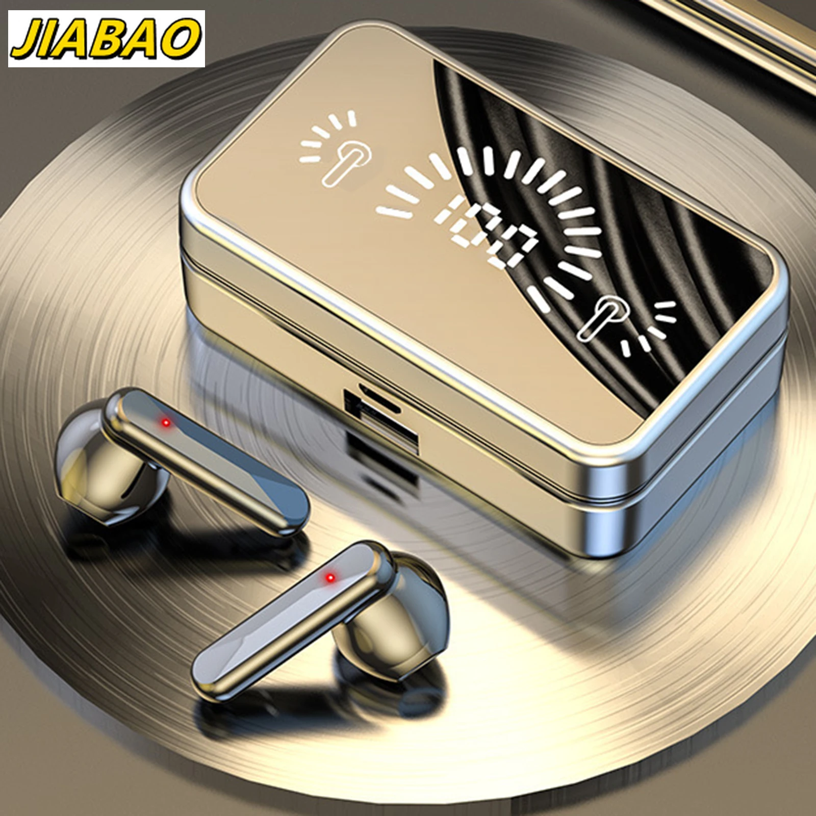 Tws Stylish Wireless Earbuds Hifi Led Display Mirror Sports Headsets Stereo Earbuds Waterproof Auto Pairing Stereo Headphone
Tws Stylish Wireless Earbuds Hifi Led Display Mirror Sports Headsets Stereo Earbuds Waterproof Auto Pairing Stereo Headphone