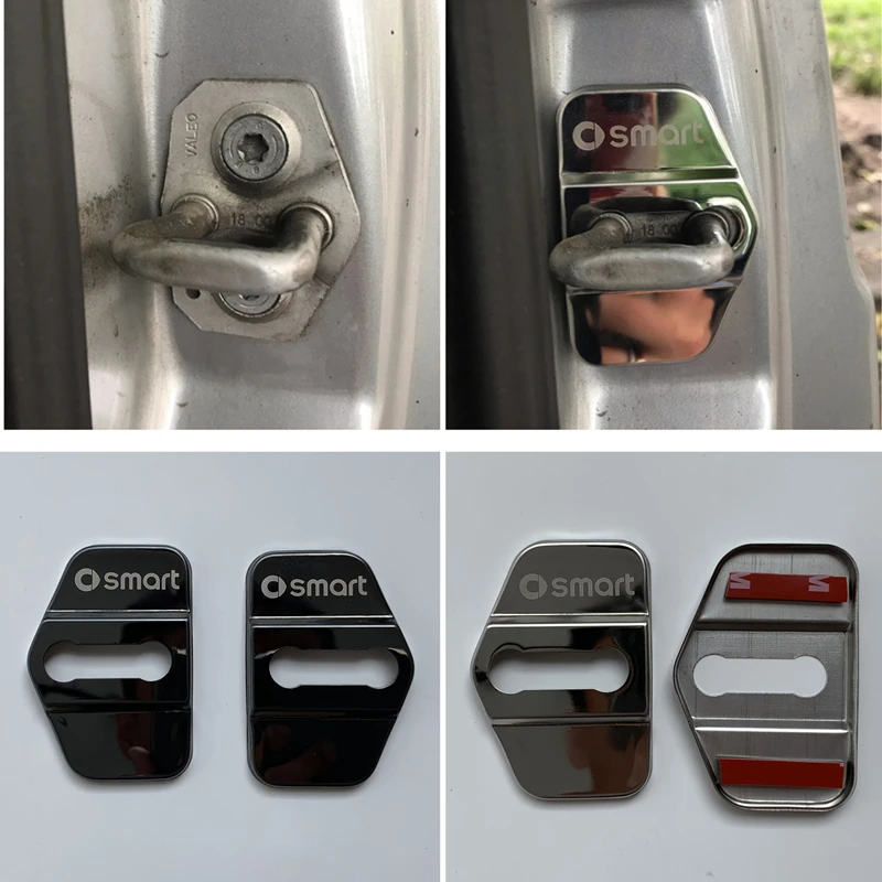 2Pcs Stainless steel door lock cover For 1998-2007 Smart 450Fortwo decorative rust protection cover Car Modification Accessories
2Pcs Stainless steel door lock cover For 1998-2007 Smart 450Fortwo decorative rust protection cover Car Modification Accessories