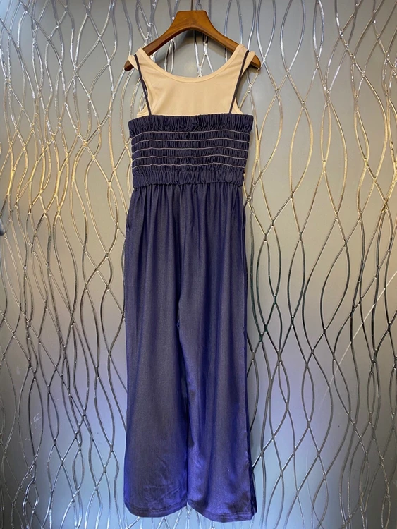 2021 new women fashion round neck sleeveless tank top + waist strapless strapless jumpsuit 1021
2021 new women fashion round neck sleeveless tank top + waist strapless strapless jumpsuit 1021