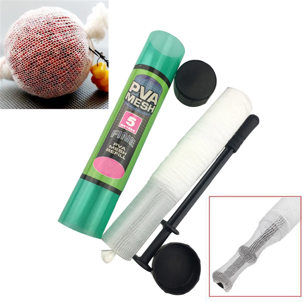 1PC 5m Water Soluble PVA Mesh Tube Net Carp Fishing Feeder Lures Refill Accessories Tackle Fishing Net Bait bag Feeder Set
1PC 5m Water Soluble PVA Mesh Tube Net Carp Fishing Feeder Lures Refill Accessories Tackle Fishing Net Bait bag Feeder Set