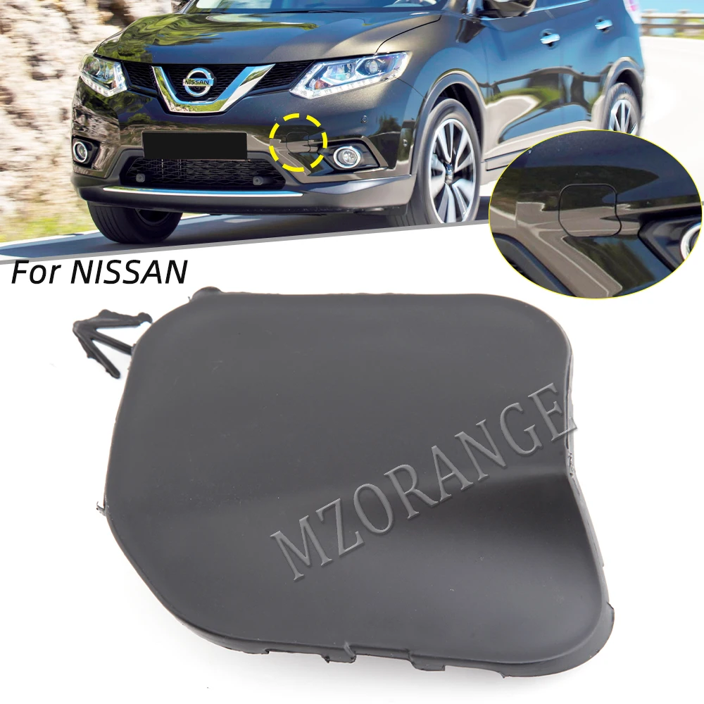 

Tow Hook Cover caps For Nissan X-Trail Rogue T32 2014-2016 622A0-4CL0A Black Front Bumper Towing Hook Cover Cap car accessories