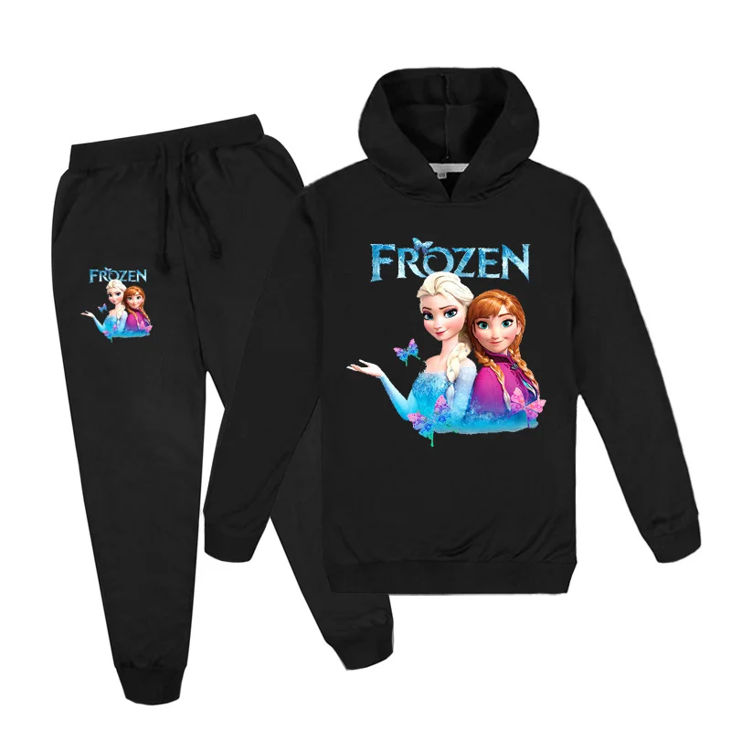 Disney Frozen Girls Clothes Set Spring Autumn Elsa Princess Children Fashion Sweatshirt Coat Casual Sportswear Hoodies +Pants
Disney Frozen Girls Clothes Set Spring Autumn Elsa Princess Children Fashion Sweatshirt Coat Casual Sportswear Hoodies +Pants