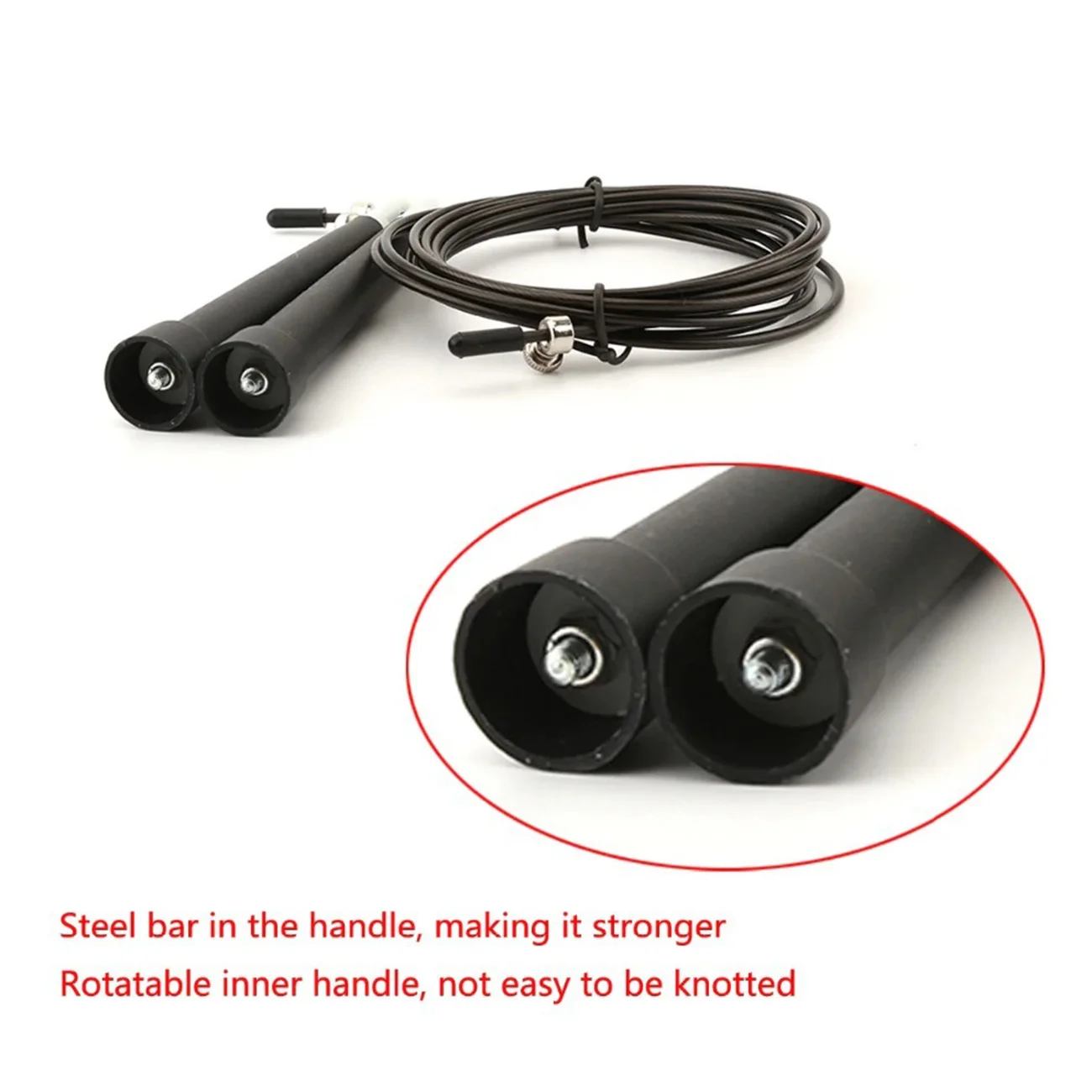 Skipping Ropes Cable Steel Adjustable Fast Speed ABS Handle Ropes Crossfit Training Boxing Sports Exercises Esercizi Sportivi
Skipping Ropes Cable Steel Adjustable Fast Speed ABS Handle Ropes Crossfit Training Boxing Sports Exercises Esercizi Sportivi