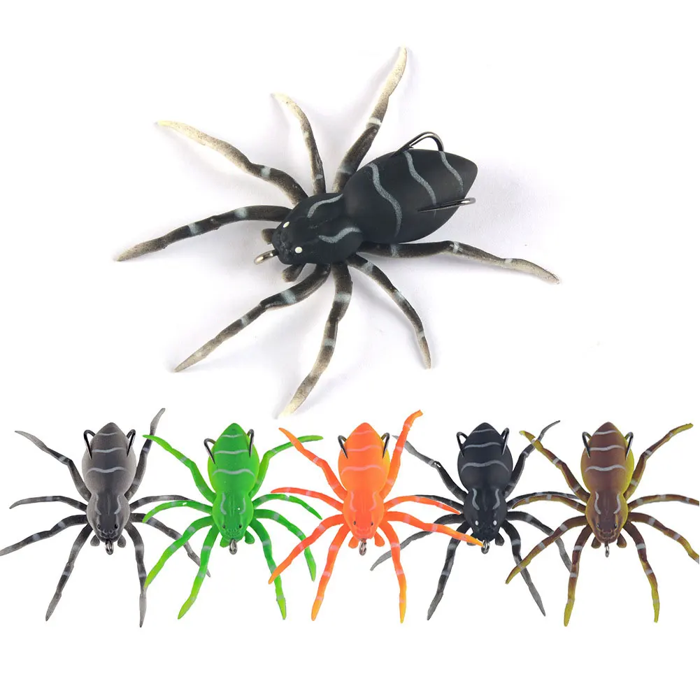 1pcs Spider Soft Bait 8cm 6.7g Silicone Bait Artificial Spider Softbait Lures Weedless Fishing Lure Realistic Design More Funny
1pcs Spider Soft Bait 8cm 6.7g Silicone Bait Artificial Spider Softbait Lures Weedless Fishing Lure Realistic Design More Funny