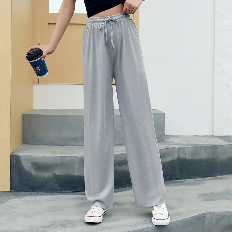 Women's Wide Leg Pant Summer News Korean Style High Waist Loose Straight Long Pants Casual Elastic Trousers
Women's Wide Leg Pant Summer News Korean Style High Waist Loose Straight Long Pants Casual Elastic Trousers