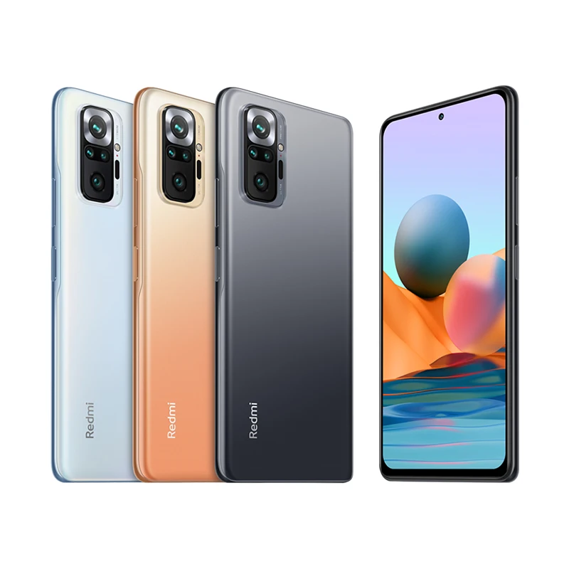 Глобальная версия Мобильный телефон Xiaomi Redmi Note 10 Pro 6 ГБ ОЗУ 64 ПЗУ Snapdragon 732G Octa Core