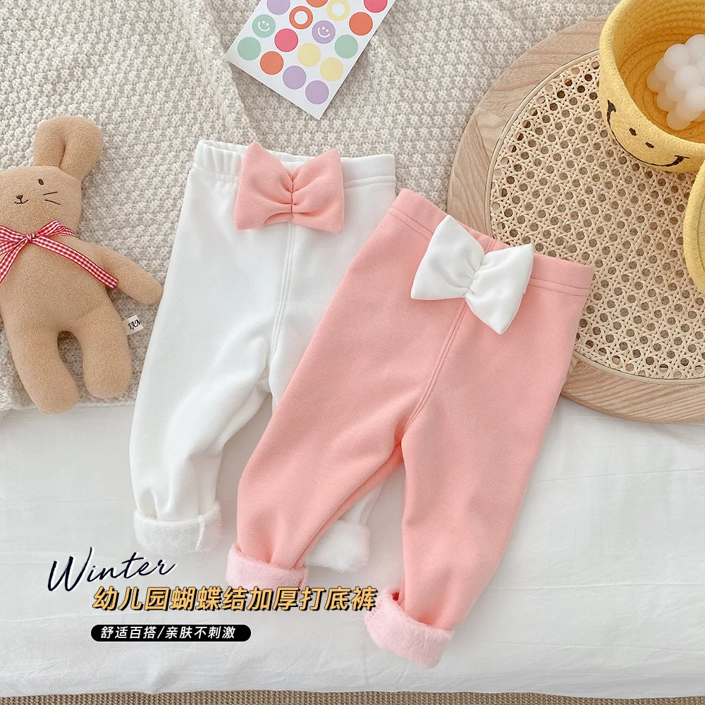 0-3-year-old Infant Baby Bow Leggings Winter 2021 New Children Cashmere Pants for Kids Girl Elasticity Highwaist Fleece
0-3-year-old Infant Baby Bow Leggings Winter 2021 New Children Cashmere Pants for Kids Girl Elasticity Highwaist Fleece