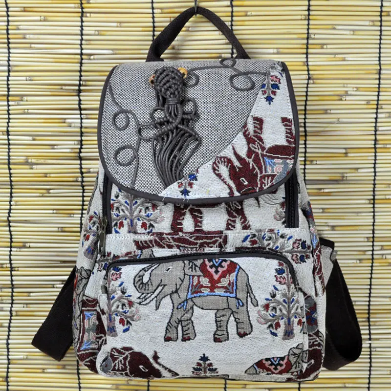 Cindoreen Canvas Backpacks for Women Elephant Embroidery Backpack ladies Rucksacks for Casual Daily for Vacation Travel Hiking
Cindoreen Canvas Backpacks for Women Elephant Embroidery Backpack ladies Rucksacks for Casual Daily for Vacation Travel Hiking