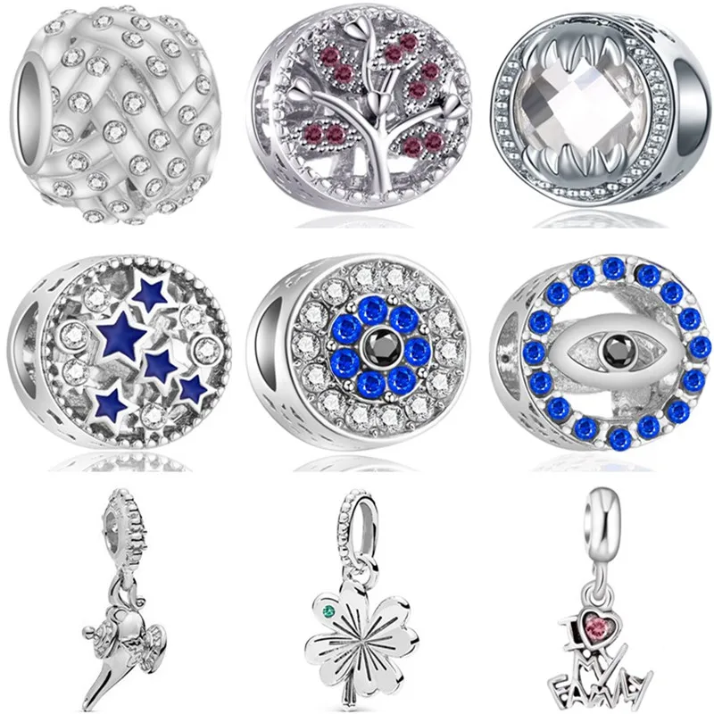 Hot Selling Crystal Dress Crown Star Butterfly Evil Eyes Flower Beads Fit Brand Charms Bracelets for Women DIY Trinket Jewelry
Hot Selling Crystal Dress Crown Star Butterfly Evil Eyes Flower Beads Fit Brand Charms Bracelets for Women DIY Trinket Jewelry