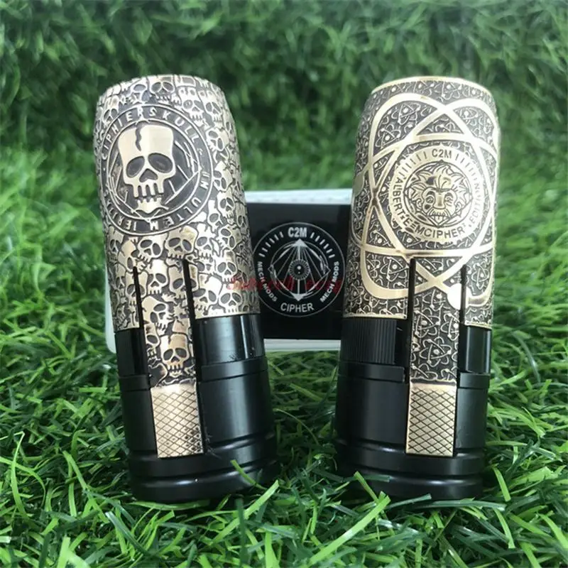 MK2 Специальный стиль механический мод Альберт гейммон CipherSkull Ограниченная серия латунные моды диаметр 26 мм подходит для батареи 18650 механич...
MK2 Специальный стиль механический мод Альберт гейммон CipherSkull Ограниченная серия латунные моды диаметр 26 мм подходит для батареи 18650 механич...