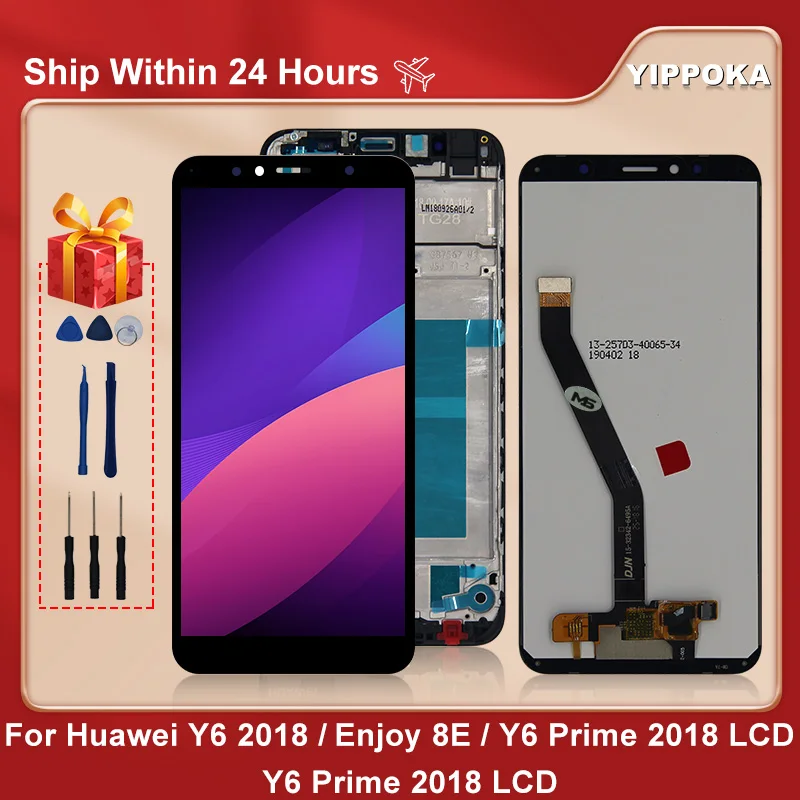 5,7 "оригинальный для HUAWEI Y6 2018 ЖК-дисплей Enjoy 8E сенсорный экран дигитайзер Запасные части для HUAWEI ATU-L11 LCD
5,7 "оригинальный для HUAWEI Y6 2018 ЖК-дисплей Enjoy 8E сенсорный экран дигитайзер Запасные части для HUAWEI ATU-L11 LCD