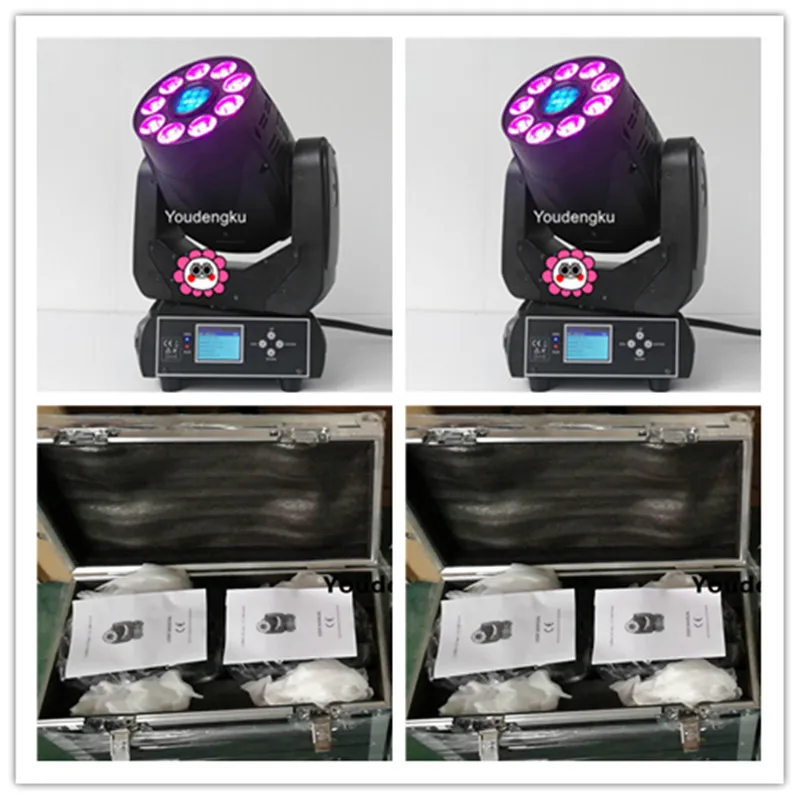 8pcs with case 9x18w LED rgbwa uv dmx wall washer moving spot lighting DJ sky disco 90 watt spot led moving head light
8pcs with case 9x18w LED rgbwa uv dmx wall washer moving spot lighting DJ sky disco 90 watt spot led moving head light