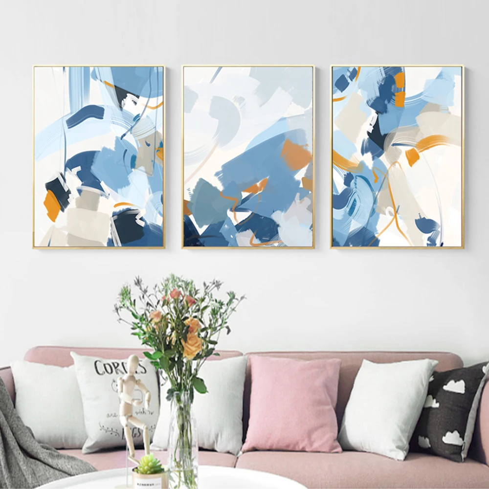 Abstract Watercolor Colored Stitching Blocks Poster Nordic Blue Canvas Print Wall Painting For Living Room Art Home Decor
Abstract Watercolor Colored Stitching Blocks Poster Nordic Blue Canvas Print Wall Painting For Living Room Art Home Decor