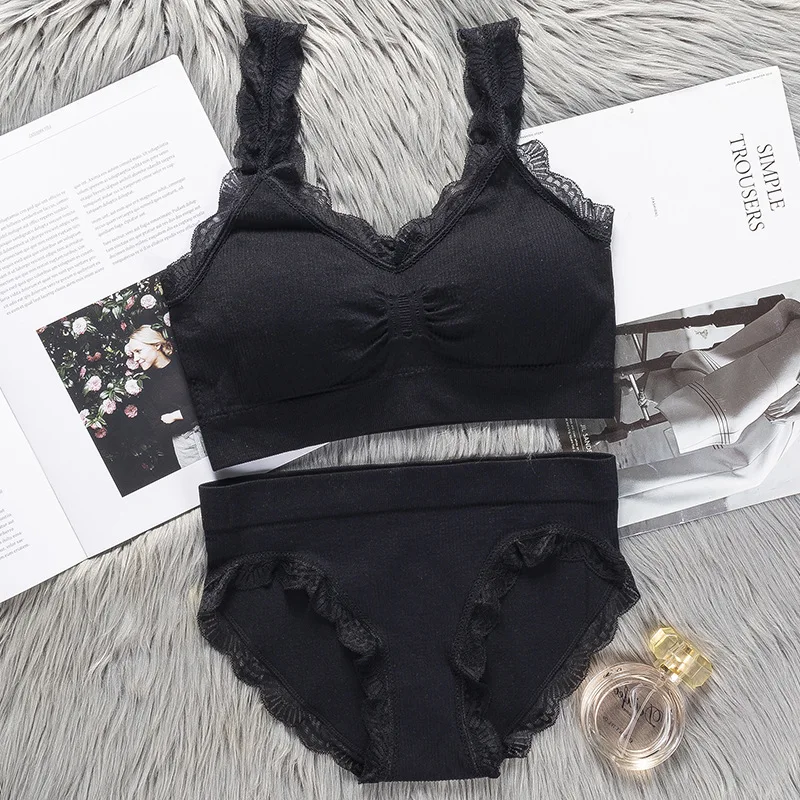 Lace Sexy Bra Set Women's Lingerie Brassiere Comfortable Without Steel Ring Fitness Underwear Bra Set
Lace Sexy Bra Set Women's Lingerie Brassiere Comfortable Without Steel Ring Fitness Underwear Bra Set