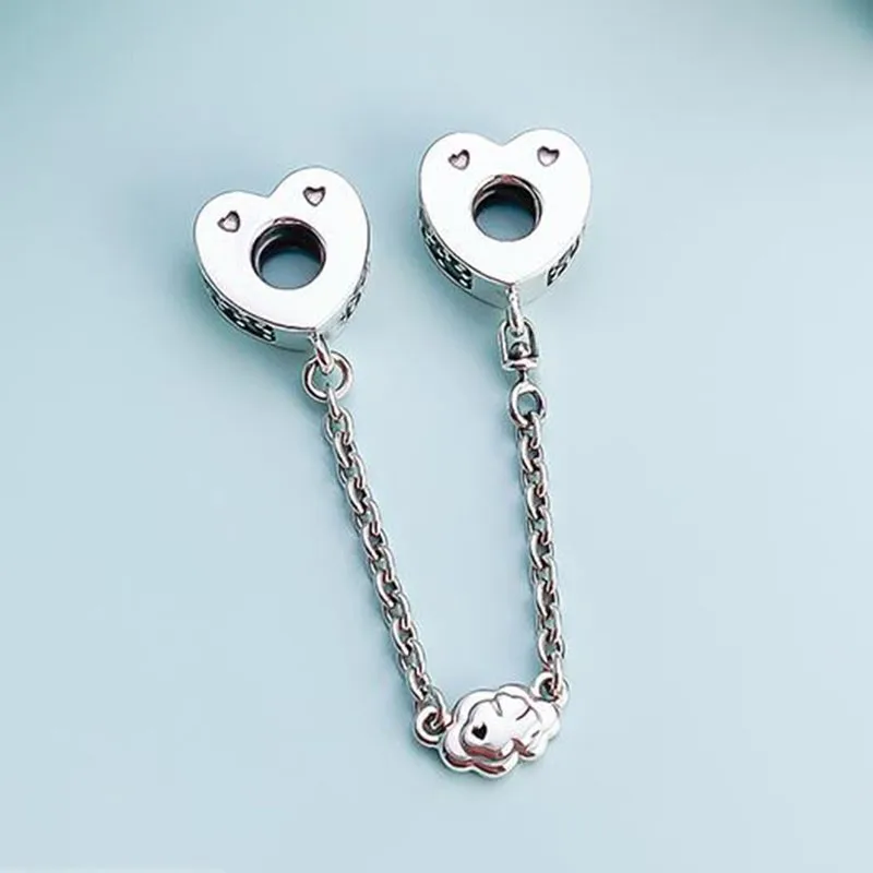100% 925 Sterling Silver Charm Fashionable And Colorful Heart-shaped Arc Safety Chain Fit Pandora Bracelet Diy Jewelry
100% 925 Sterling Silver Charm Fashionable And Colorful Heart-shaped Arc Safety Chain Fit Pandora Bracelet Diy Jewelry