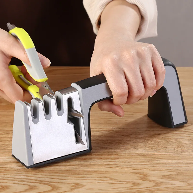 Multifunction Knife Sharpener Diamond Coated&Fine Rod Knife Shears and Scissors Sharpening stone System Stainless Steel Blades
Multifunction Knife Sharpener Diamond Coated&Fine Rod Knife Shears and Scissors Sharpening stone System Stainless Steel Blades