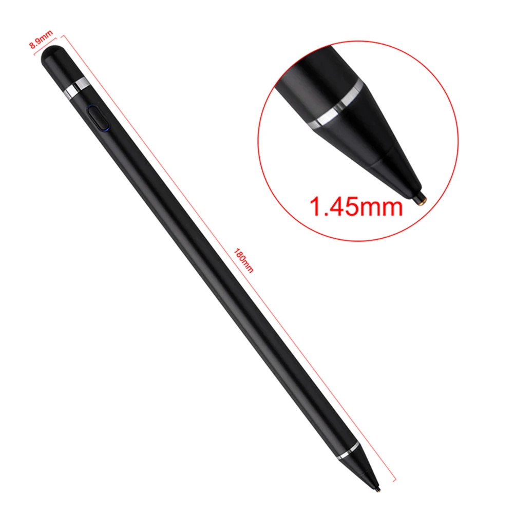 Universal Capacitive Stylus Active Touch Pen Mobile Phone Tablet Drawing Smart Pencil for iPad Huawei Samsung Xiaomi Smartphone
Universal Capacitive Stylus Active Touch Pen Mobile Phone Tablet Drawing Smart Pencil for iPad Huawei Samsung Xiaomi Smartphone