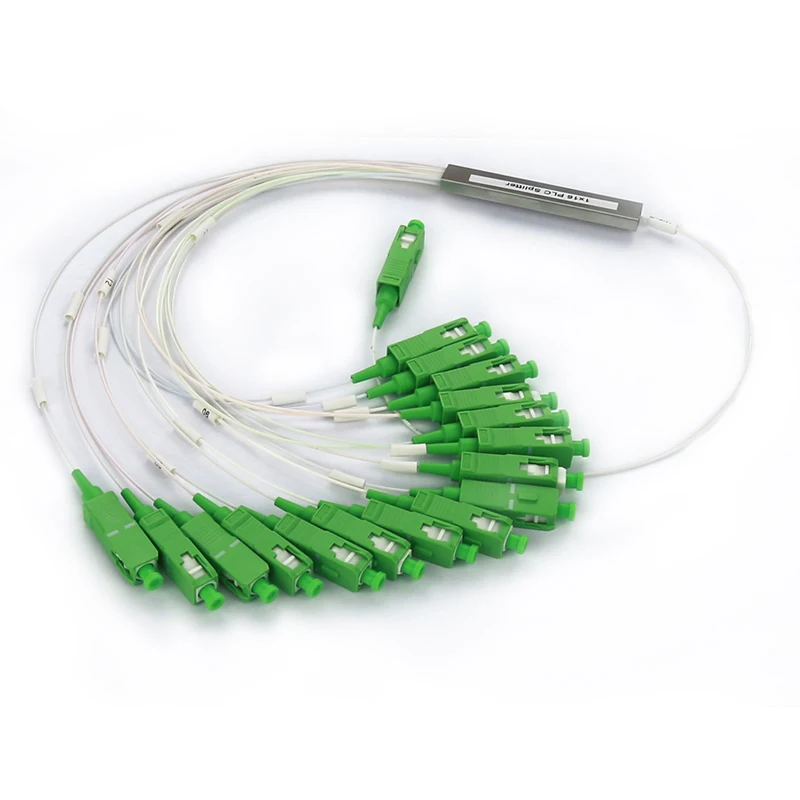 10 шт./лот Оптический Сплиттер PLC SC APC 1x8 1x16 FTTH волоконно-оптический сплиттер FBT