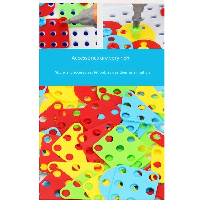 310PCS Drilling Screw 3D Creative Mosaic Puzzle Toys Kids DIY Model Kit Learning Educational Game Screw Puzzle Kit Gift
310PCS Drilling Screw 3D Creative Mosaic Puzzle Toys Kids DIY Model Kit Learning Educational Game Screw Puzzle Kit Gift