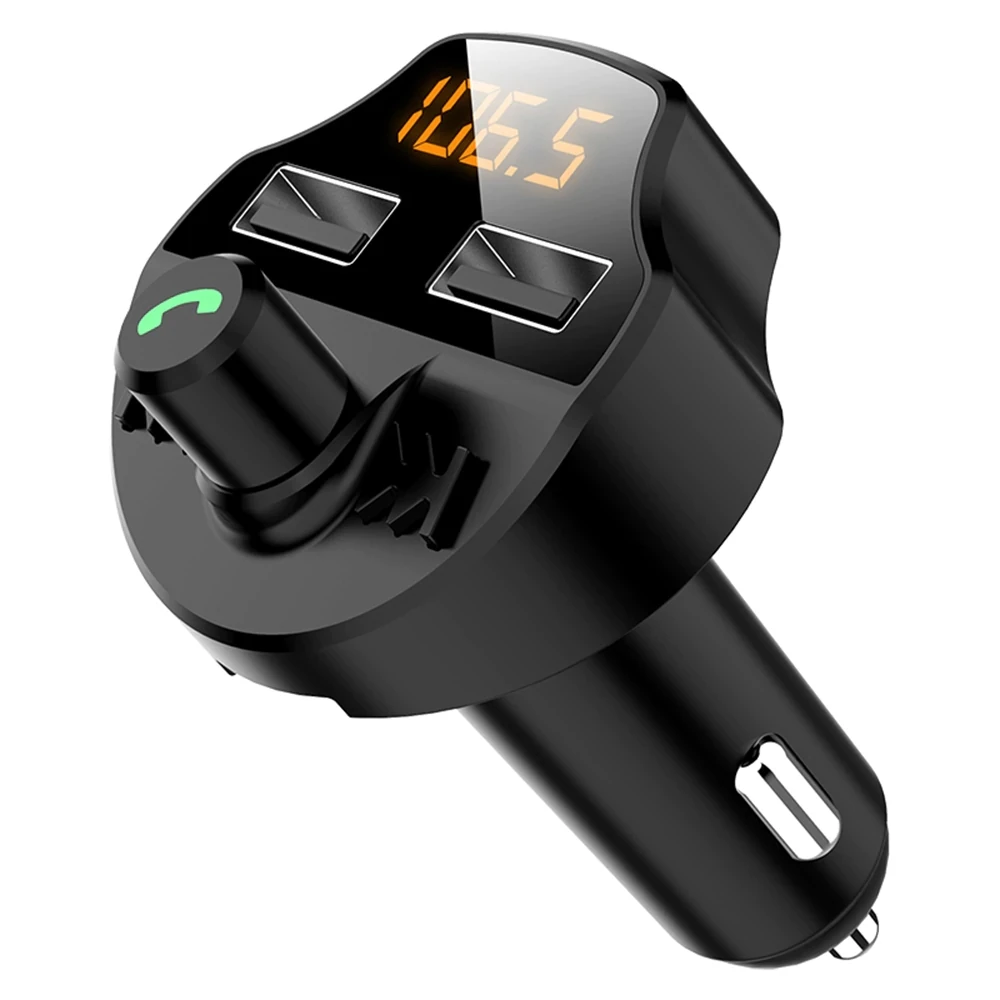 Vehemo T66 Bluetooth 5.0 3.1A Universal Car FM Transmitter Handsfree Receiver Power-Off Memory Stereo Music U Disk MP3 Player 
Vehemo T66 Bluetooth 5.0 3.1A Universal Car FM Transmitter Handsfree Receiver Power-Off Memory Stereo Music U Disk MP3 Player