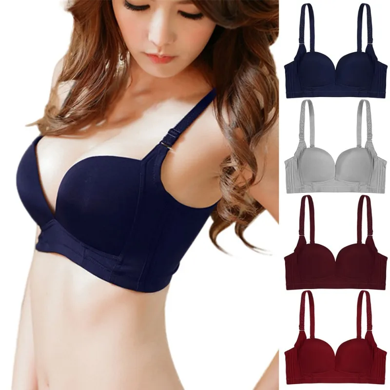 Women Padded Push Up Bras Smooth Wire Free Sexy Lingeries Fashion Breathable Female Bras Underwear
Women Padded Push Up Bras Smooth Wire Free Sexy Lingeries Fashion Breathable Female Bras Underwear