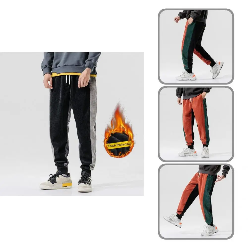 Stylish Men Sweatpants Contrast Color Autumn Winter Thicken Warm Sweatpants Pants Men Pants
Stylish Men Sweatpants Contrast Color Autumn Winter Thicken Warm Sweatpants Pants Men Pants