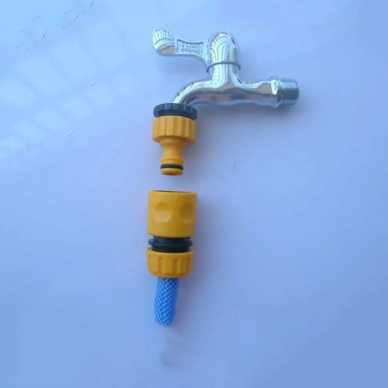 1/2" 3/4 "Garden Hose Standard Connectors Threaded Quick Faucet Connectors Garden Tools 1pcs
1/2" 3/4 "Garden Hose Standard Connectors Threaded Quick Faucet Connectors Garden Tools 1pcs