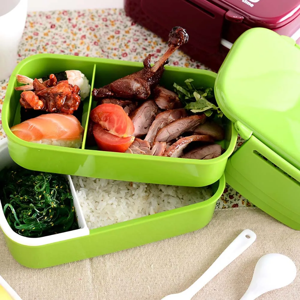 Double Layer Lunch Boxes Travel Plastic Food Container Storage Microwave Oven Bento Box
Double Layer Lunch Boxes Travel Plastic Food Container Storage Microwave Oven Bento Box