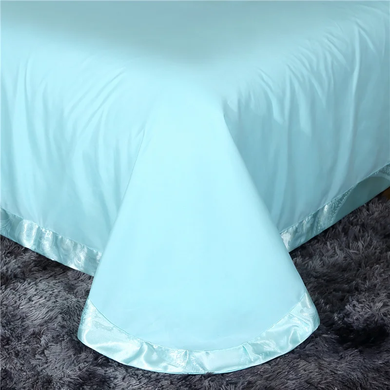 Sondeson Women European court Jacquard Blue Bedding Set Silky Lace Duvet Cover Queen King Flat Sheet Pillow case Bed Linen Set 
Sondeson Women European court Jacquard Blue Bedding Set Silky Lace Duvet Cover Queen King Flat Sheet Pillow case Bed Linen Set
