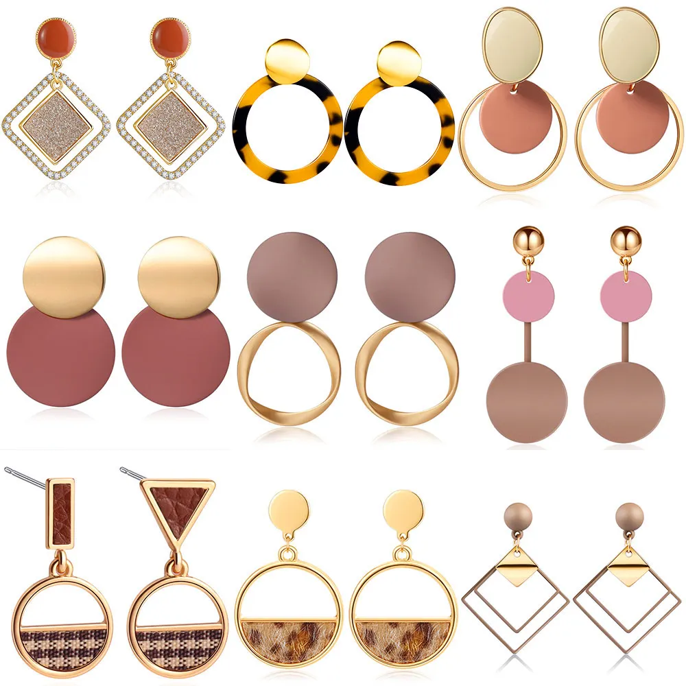 New Fashion Acrylic Earrings 2020 Korean Statement Geometric Brown Wedding Drop Earrings for Women Jewelry Female Party Earings
New Fashion Acrylic Earrings 2020 Korean Statement Geometric Brown Wedding Drop Earrings for Women Jewelry Female Party Earings