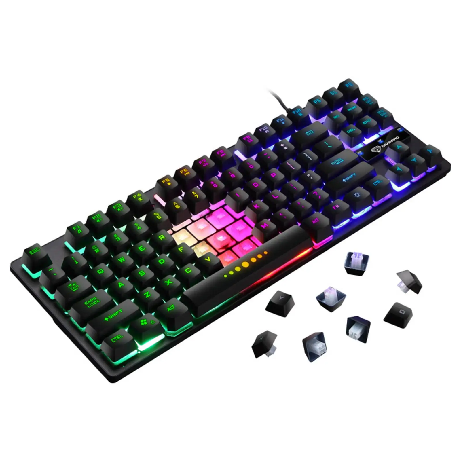 GK-10 Backlight Characters 87 Keys Gaming Mechanical Keyboard for Laptop/PC 
GK-10 Backlight Characters 87 Keys Gaming Mechanical Keyboard for Laptop/PC